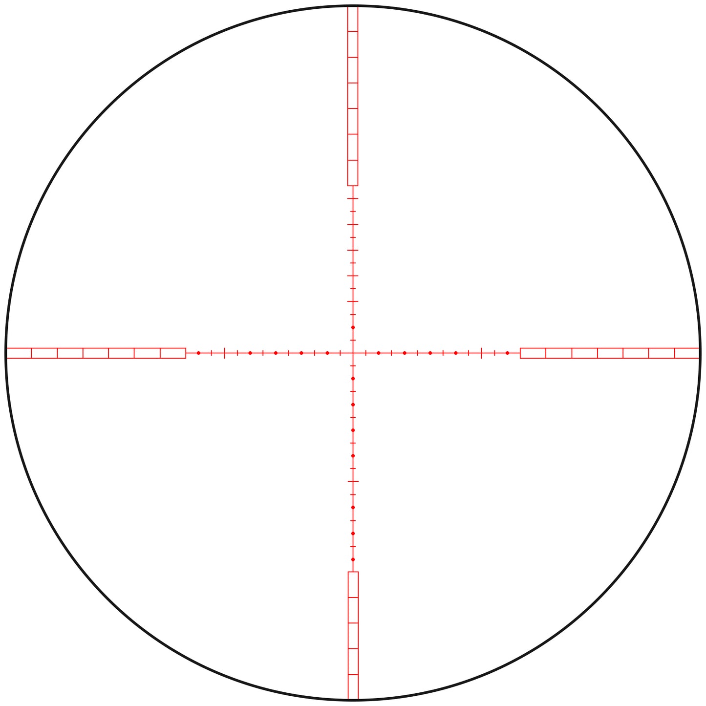 SPINA OPTICS WolfChase 6-24x50 SFP Com retículo iluminado Parallax 10 jardas até o infinito