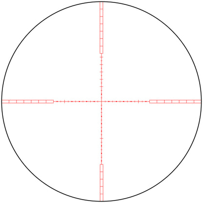 SPINA OPTICS WolfChase 6-24x50 SFP Com retículo iluminado Parallax 10 jardas até o infinito
