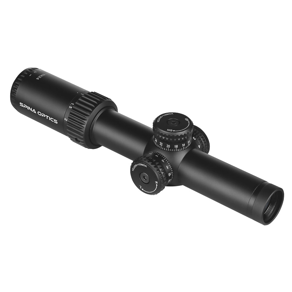 SPINA OPTICS WolfChase HD 1-6x24 SFP IR Com retículo iluminado