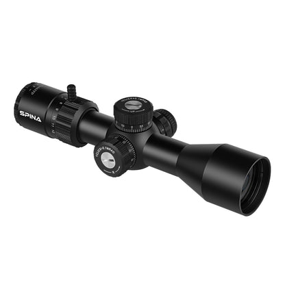 SPINA OPTICS Riptide HD 3-12x44 FFP SFIR Com retículo iluminado Parallax 8 jardas até o infinito