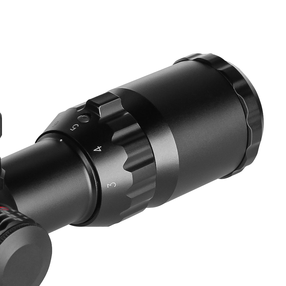 SPINA OPTICS HD 3-9x32 SFP AOIR Com retículo iluminado Parallax 5 jardas até o infinito