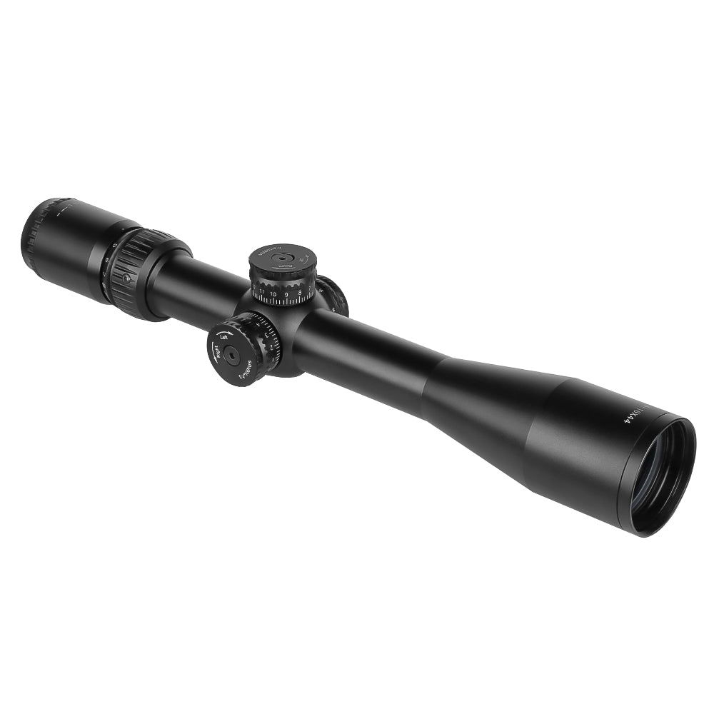 SPINA OPTICS IronClaw HD 4-16x44 SFP SF Parallax 20 jardas até o infinito