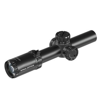 SPINA OPTICS ED Tricore 1-6x24 SFP IR Com retículo iluminado,Corchete integrada