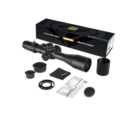 SPINA OPTICS WolfChase HD 4-16x44E FFP SFIR Com retículo iluminado Parallax 10 jardas até o infinito