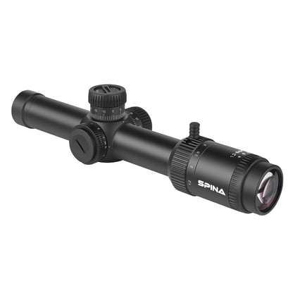 SPINA OPTICS HD WolfChase 1.2-6x24 FFP/SFPcom Iluminação de Ponto Vermelho