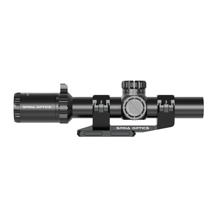 SPINA OPTICS ED Tricore 1-8x24 SFP IR Com retículo iluminado,Corchete integrada