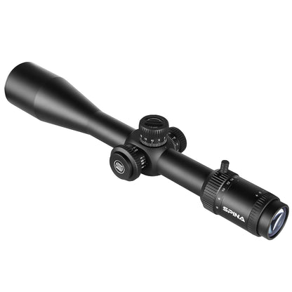 SPINA OPTICS WolfChase HD 6-24x50 FFP SF Parallax 10 jardas até o infinito
