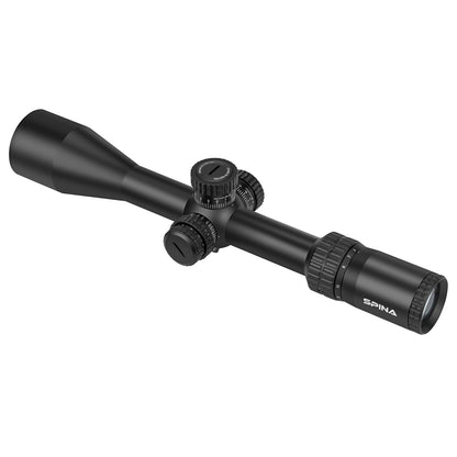 SPINA OPTICS NovaForce HD 6-24x50E FFP SFIR Com retículo iluminado Parallax 10 jardas até o infinito