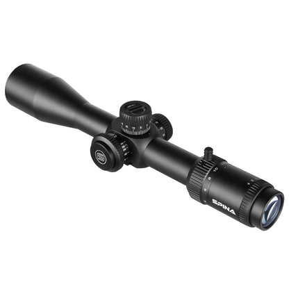 SPINA OPTICS WolfChase HD 4-16x44 FFP SF Parallax 10 jardas até o infinito