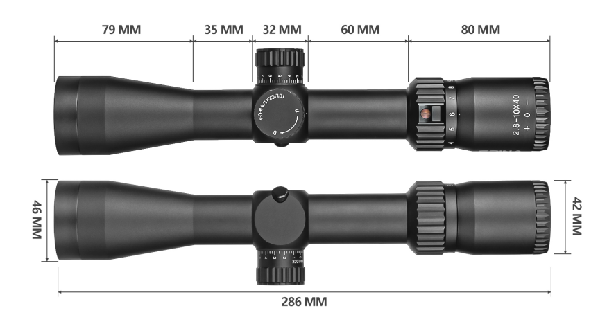 SPINA OPTICS FalconPoint HD 2.8-10X40 SFP