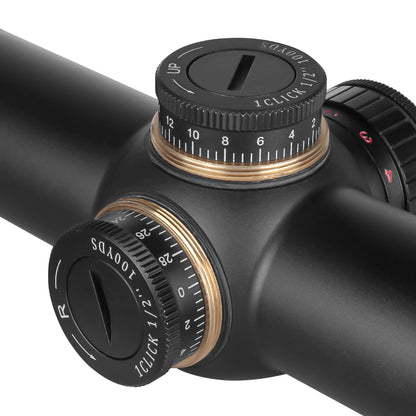 SPINA OPTICS ApexFin HD 1-8x24 SFP IR Com retículo iluminado