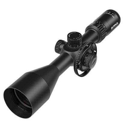 SPINA OPTICS FalconPoint HD 2-16x56 FFP SFIR Com retículo iluminado Parallax 10 jardas até o infinito