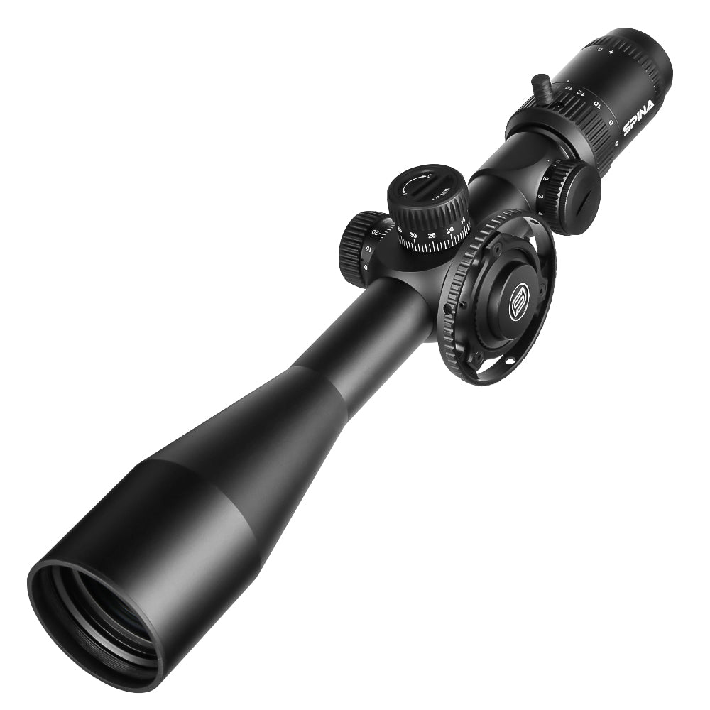 SPINA OPTICS WolfChase 6-24x50 SFP Com retículo iluminado Parallax 10 jardas até o infinito