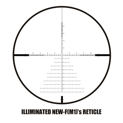 SPINA OPTICS NovaForce HD 6-24x50 FFP SF Parallax 10 jardas até o infinito