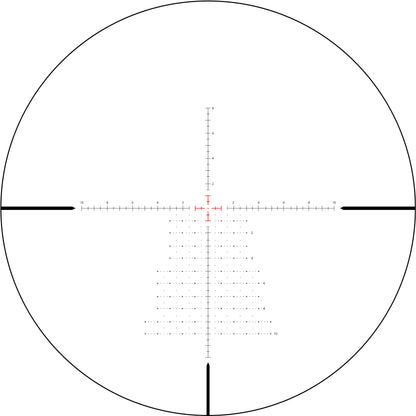 SPINA OPTICS HD WolfChase 1.2-6x24 FFP/SFPcom Iluminação de Ponto Vermelho