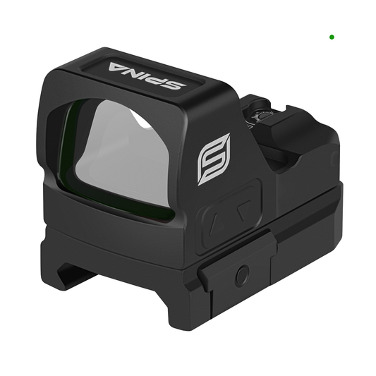 SPINA OPTICS Fire-24G Pistola RMR & Rifle com Trilho Picatinny e Mira de Ponto Verde