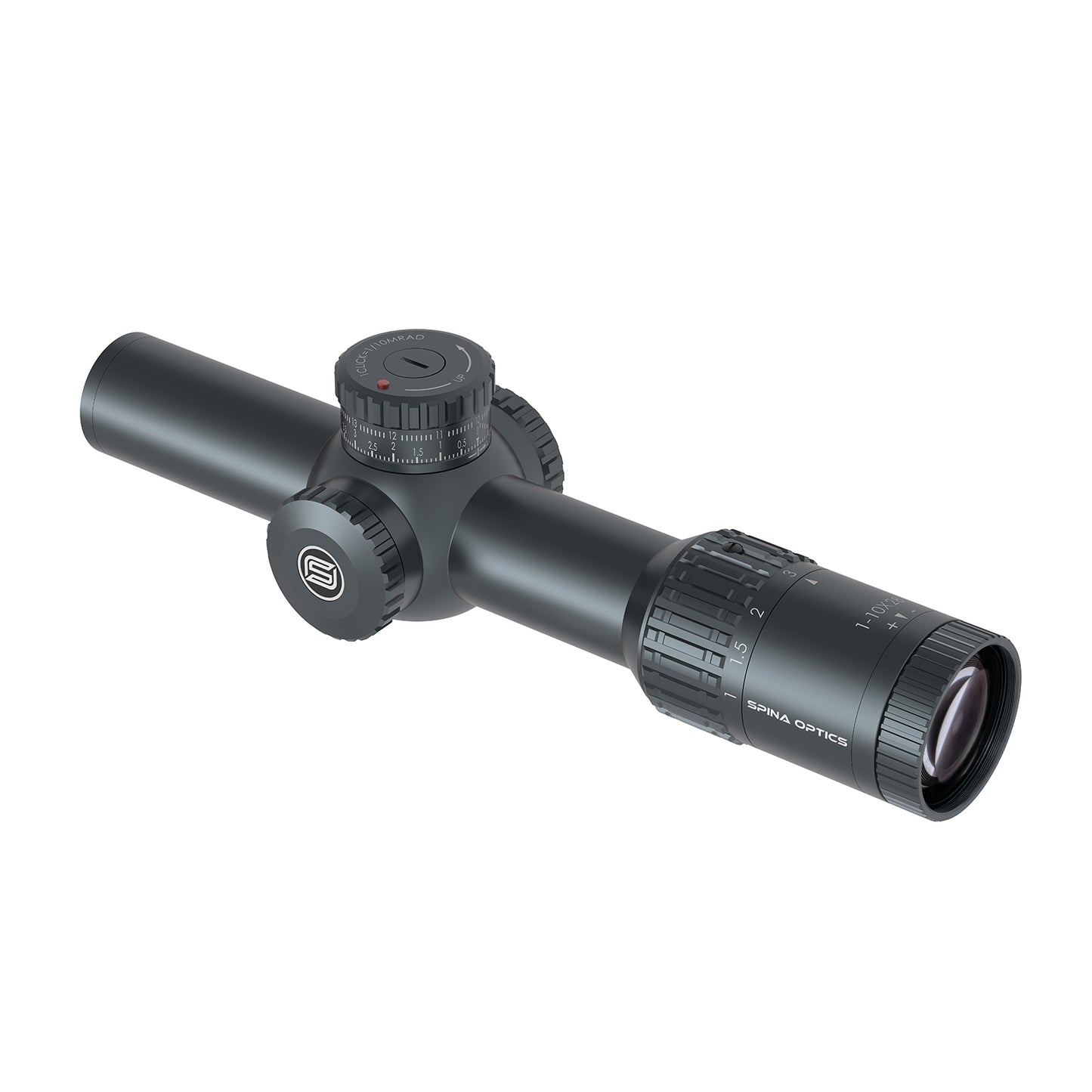 SPINA OPTICS GLACIER ED 1-10x28E FFP Parada no Zero,Garantia Global de 5 Anos