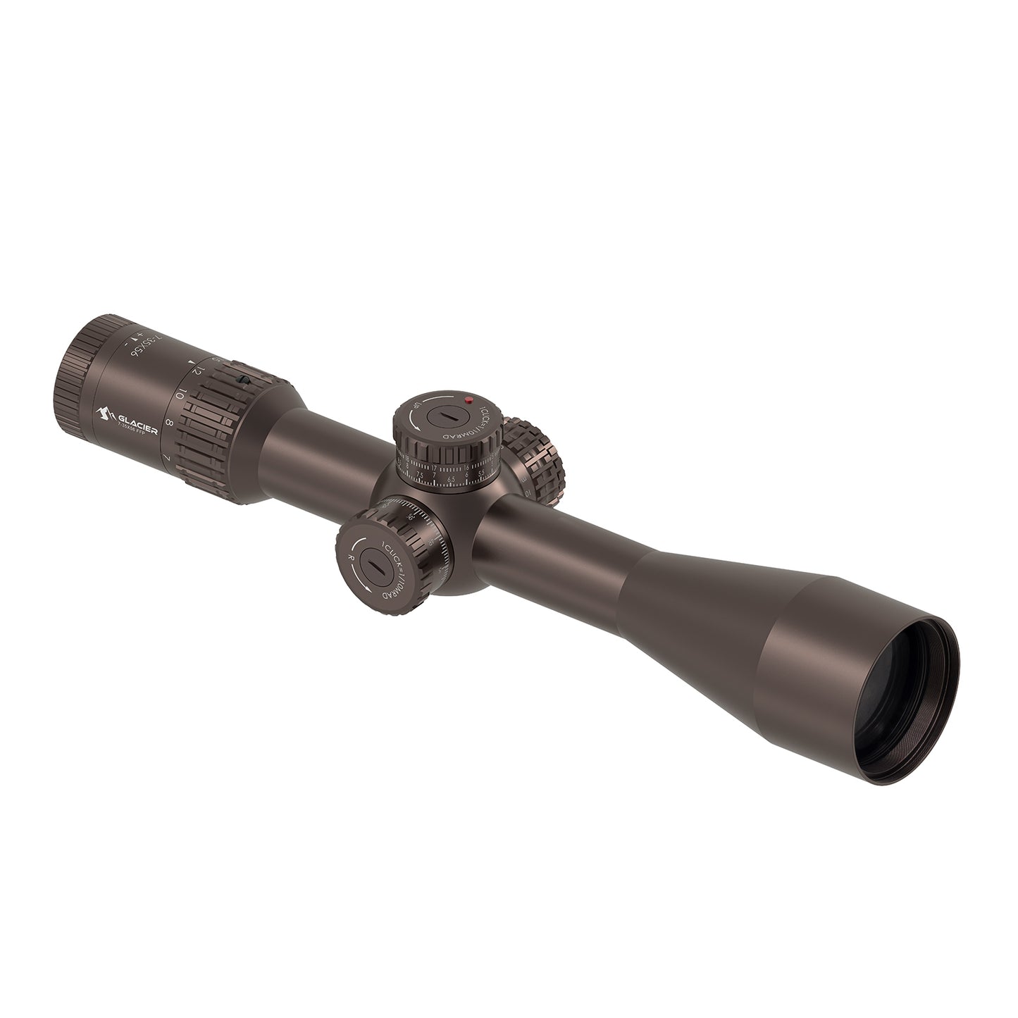 SPINA OPTICS GLACIER ED 7-35x56E FFP Parada no Zero,Garantia Global de 5 Anos