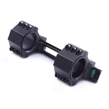 Montagem para Trilho Dovetail 11mm Anéis de Mira 25,4mm/30mm com Dois Níveis de Bolha