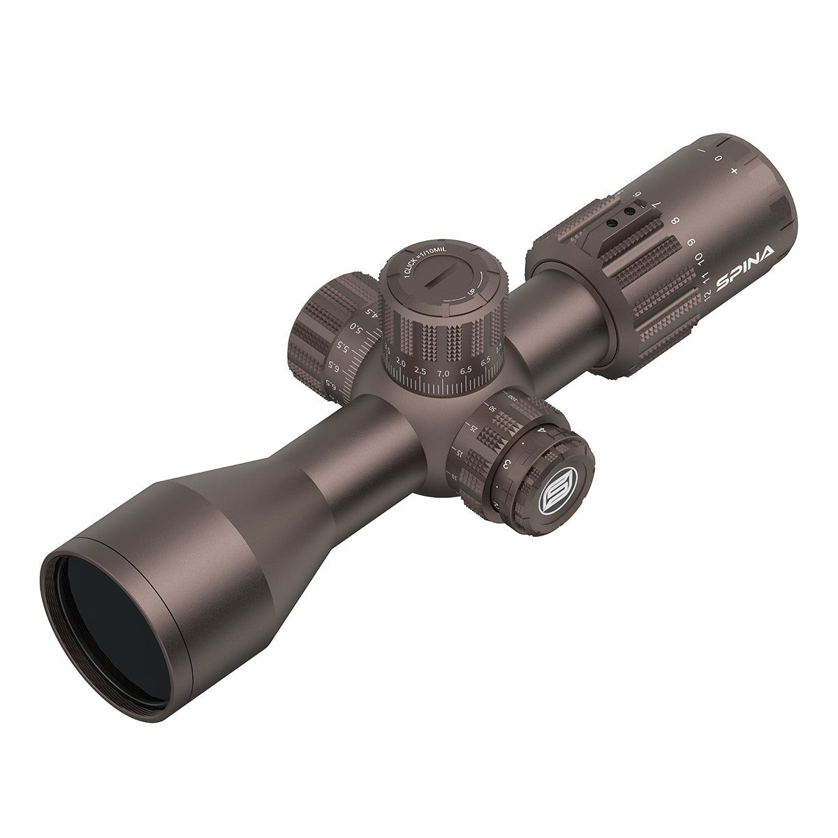 SPINA OPTICS Riptide Gen II ED 3-12x44 FFP Parada no Zero,Garantia Global de 5 Anos