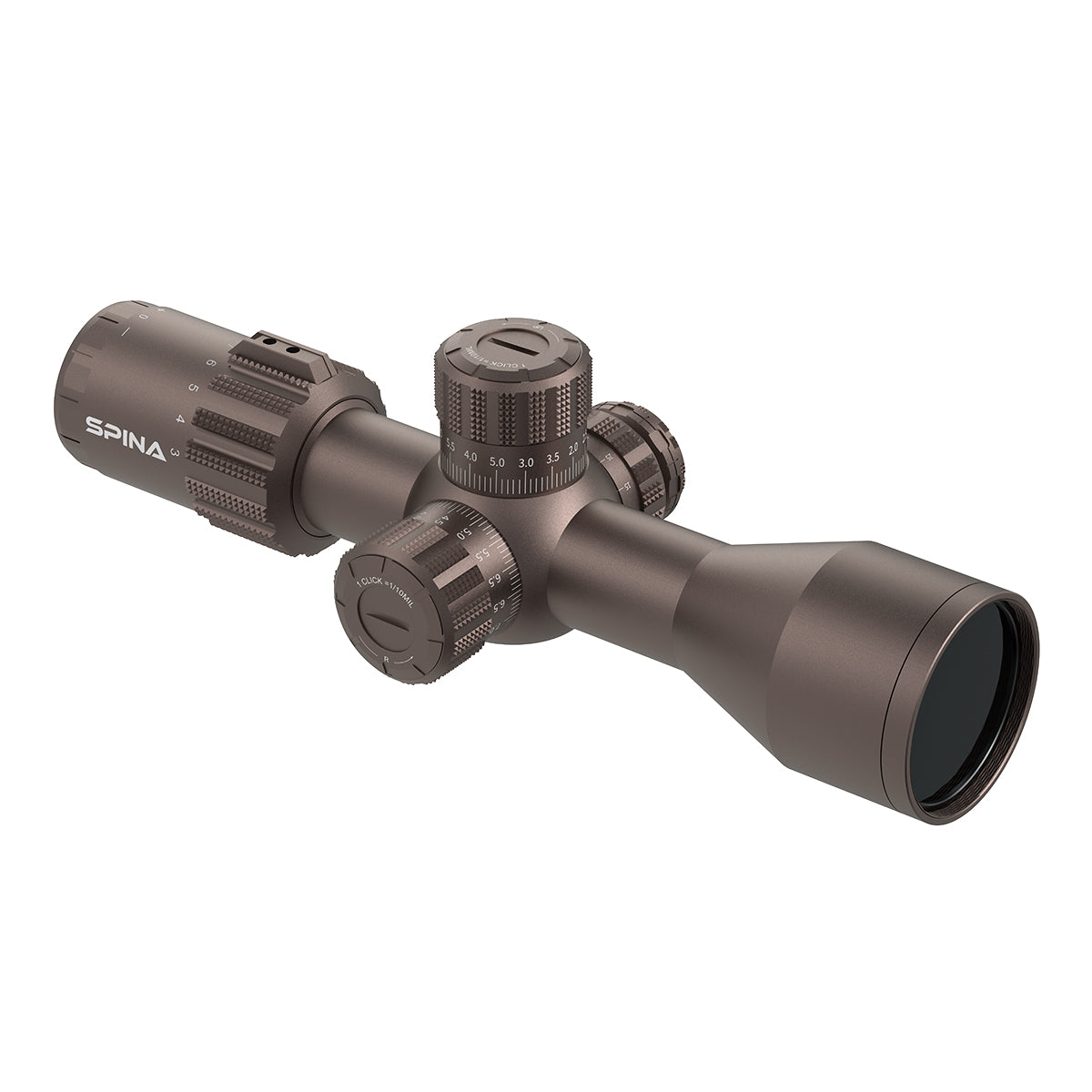 SPINA OPTICS Riptide Gen II ED 3-12x44 FFP Parada no Zero,Garantia Global de 5 Anos