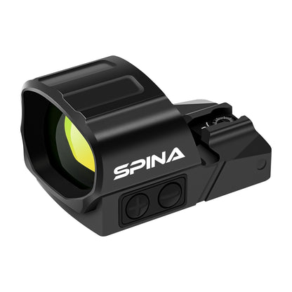 SPINA OPTICS  Mistral 1x19x28 Pistola RMR & Rifle com Trilho Picatinny e Mira de Ponto Verde/Mira de Ponto Vermelho,Garantia vitalícia