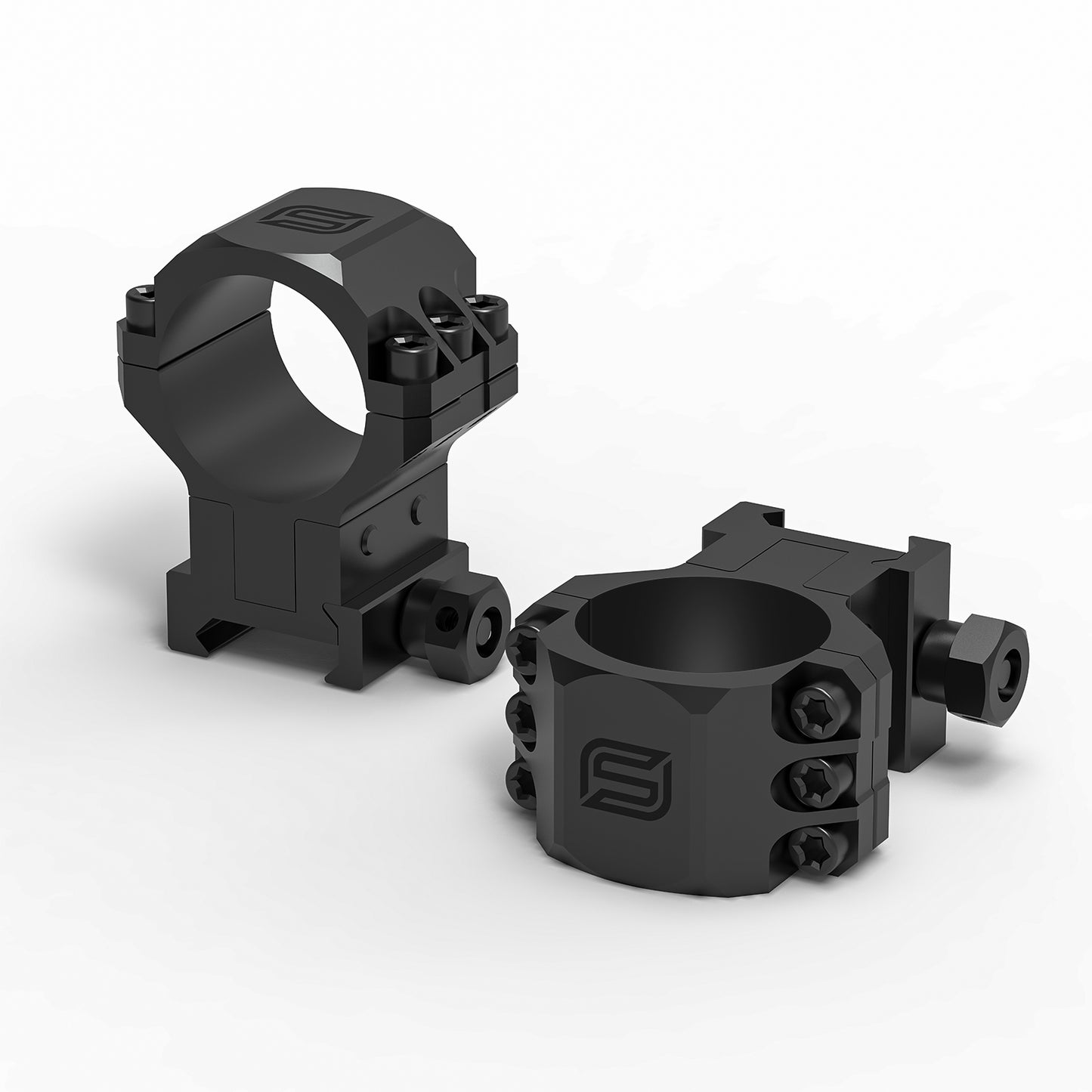 30mm picatinny escopo altura ajustável montagens