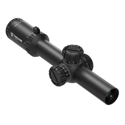SPINA OPTICS ED Tricore 1-10x24 FFP IR Com retículo iluminado,Corchete integrada