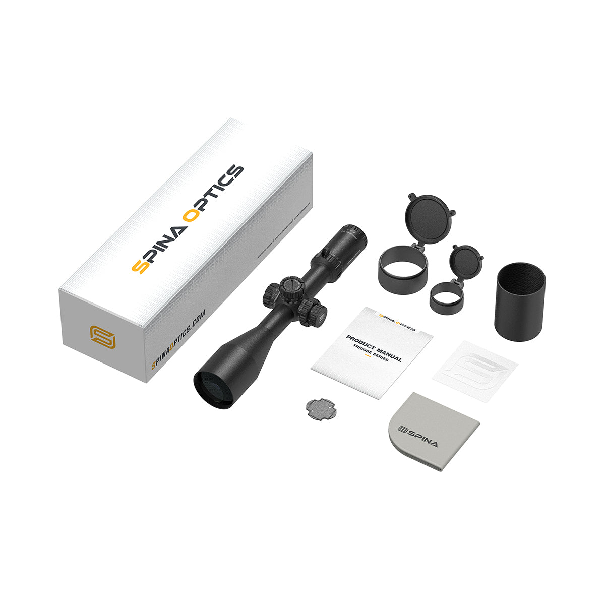 SPINA OPTICS Tricore ED 6-36x56 SFP Parallax 10 jardas até o infinito