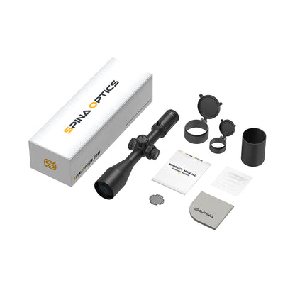 SPINA OPTICS Tricore ED 6-36x56 SFP Parallax 10 jardas até o infinito