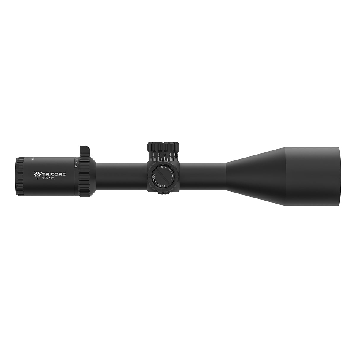 SPINA OPTICS Tricore ED 6-36x56 SFP Parallax 10 jardas até o infinito