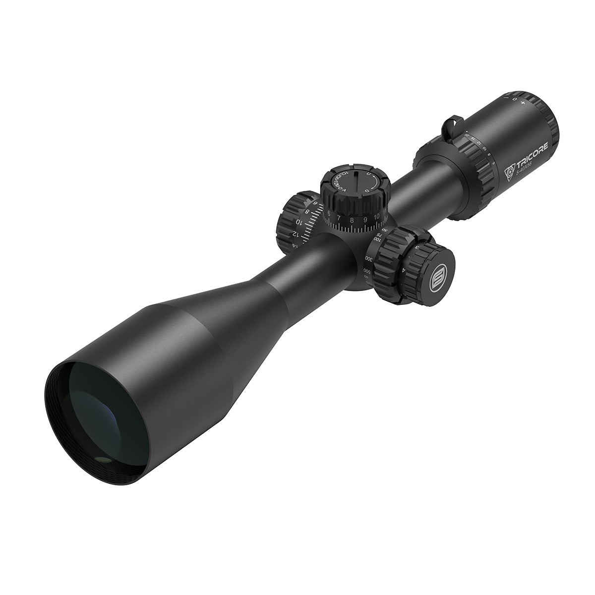 SPINA OPTICS ED Tricore 5-40x56 FFP IR Com retículo iluminado,Corchete integrada