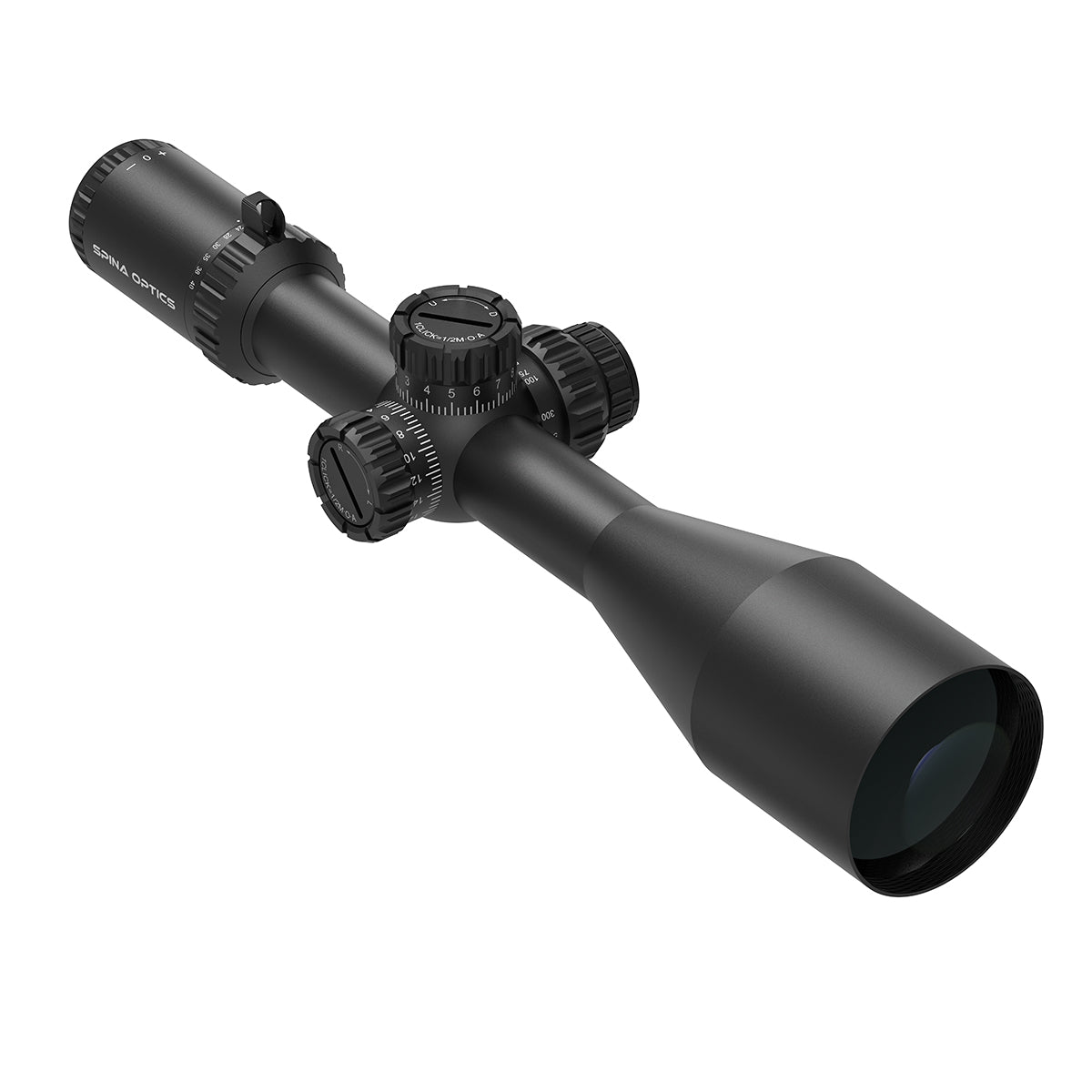 SPINA OPTICS ED Tricore 5-40x56 FFP IR Com retículo iluminado,Corchete integrada