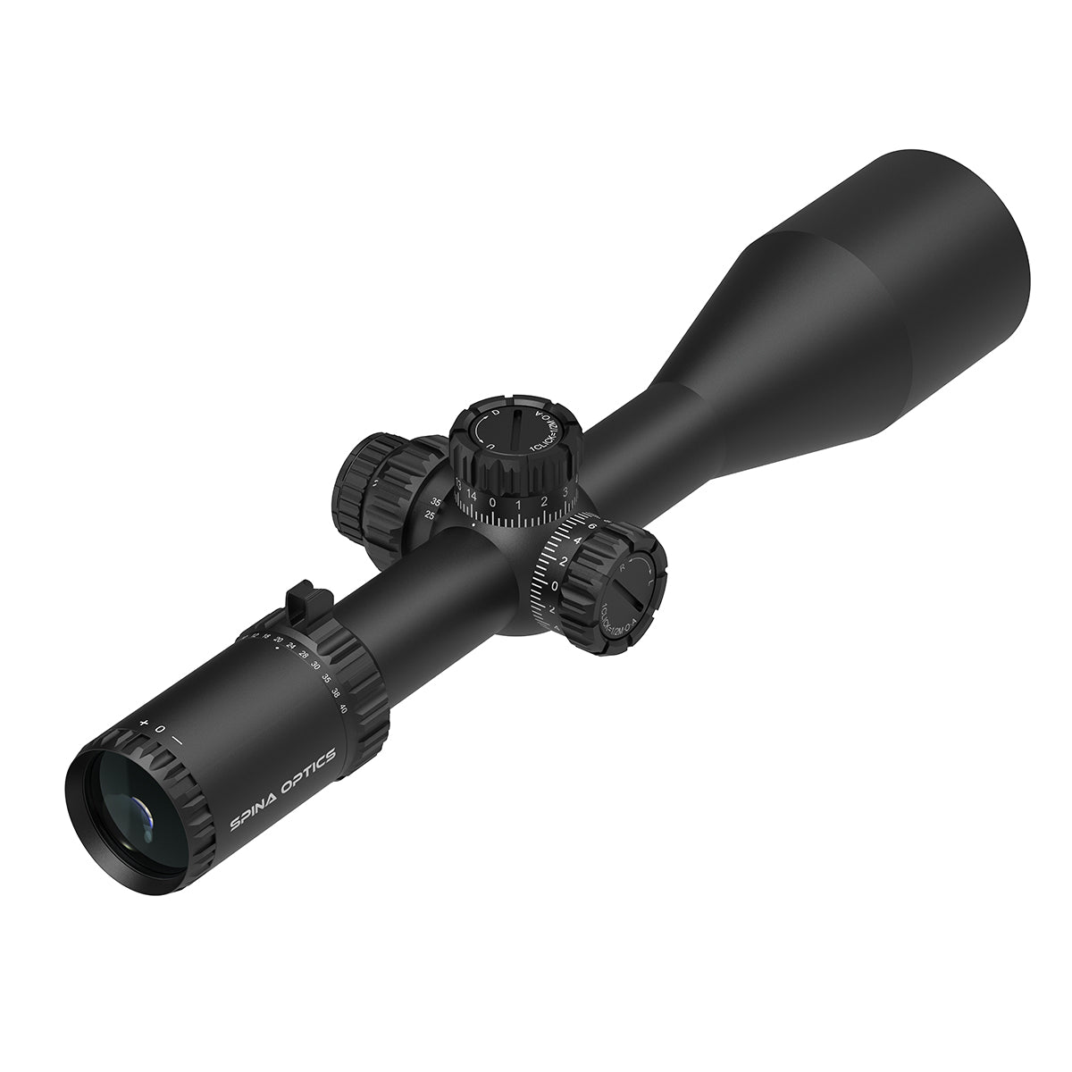 SPINA OPTICS ED Tricore 5-40x56 FFP IR Com retículo iluminado,Corchete integrada