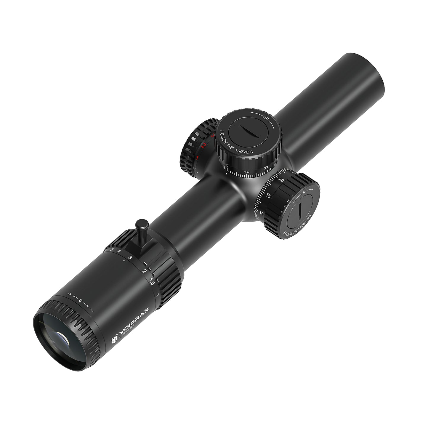 SPINA OPTICS VoidRax HD 1-10x28 SFP IR Com retículo iluminado
