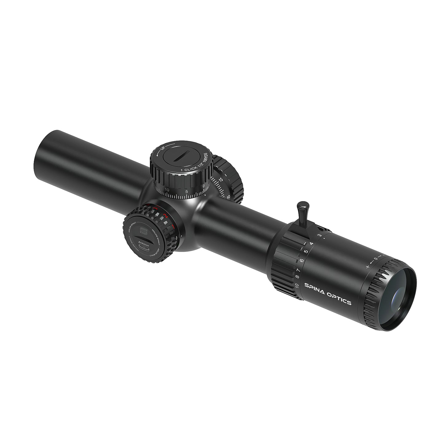 SPINA OPTICS VoidRax HD 1-10x28 SFP IR Com retículo iluminado
