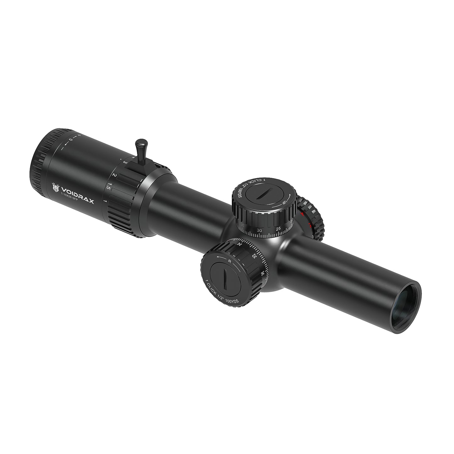 SPINA OPTICS VoidRax HD 1-10x28 SFP IR Com retículo iluminado