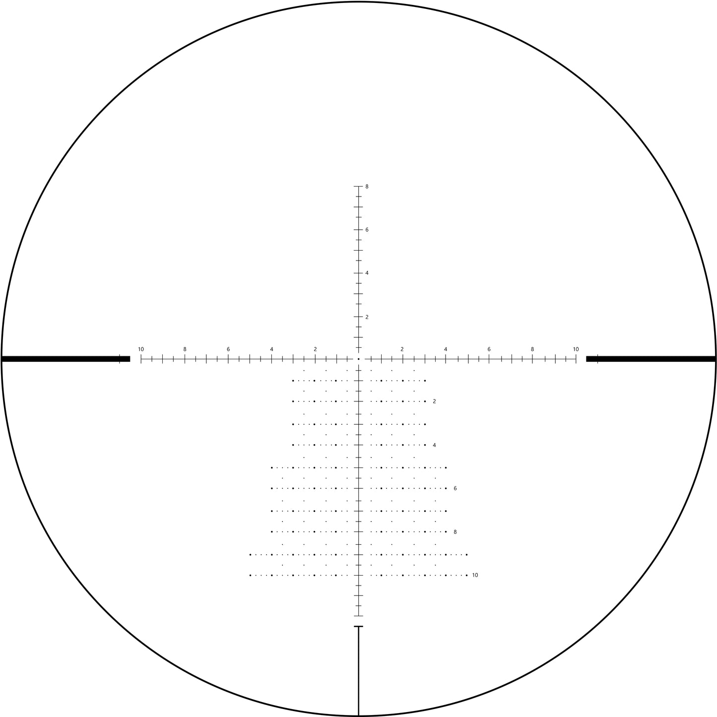 SPINA OPTICS WolfChase HD 4-16x44 FFP SF Parallax 10 jardas até o infinito