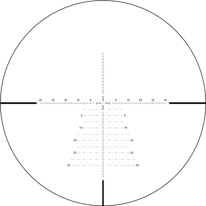SPINA OPTICS WolfChase HD 6-24x50E FFP SFIR Com retículo iluminado Parallax 10 jardas até o infinito