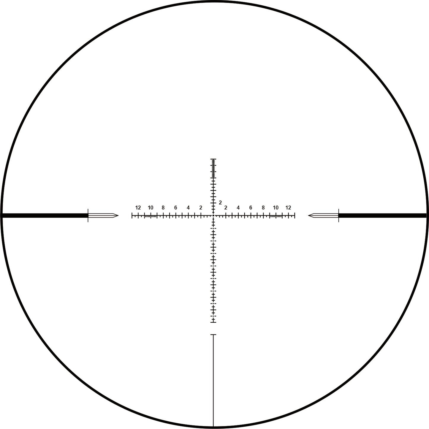 SPINA OPTICS Riptide HD 4-16x44 FFP SF Parallax 14 jardas até o infinito