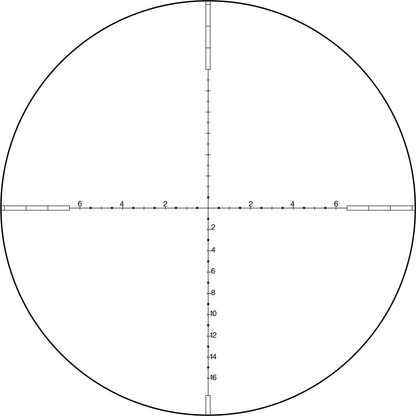SPINA OPTICS FalconPoint HD 4.5-18x50 SFP Com retículo iluminado Parallax 10 jardas até o infinito