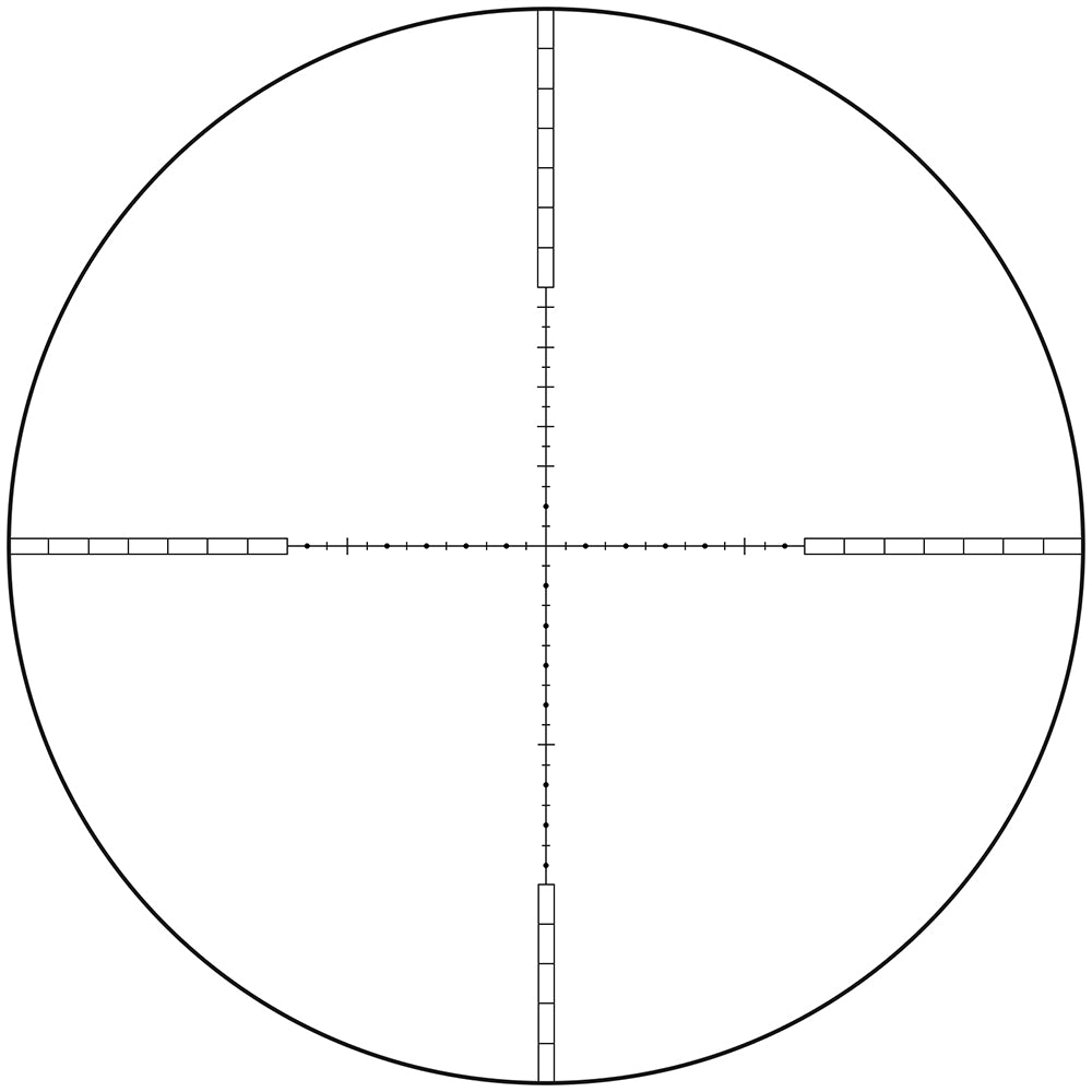 SPINA OPTICS WolfChase 6-24x50 SFP Com retículo iluminado Parallax 10 jardas até o infinito