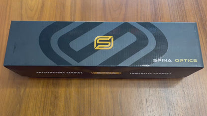 SPINA OPTICS FalconPoint HD 4.5-18x50 SFP Com retículo iluminado Parallax 10 jardas até o infinito