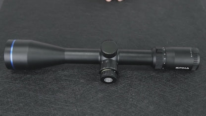 SPINA OPTICS ApexFin HD 2.5-20x50 SFP Com retículo iluminado Parallax 10 jardas até o infinito,Garantia Global de 5 Anos