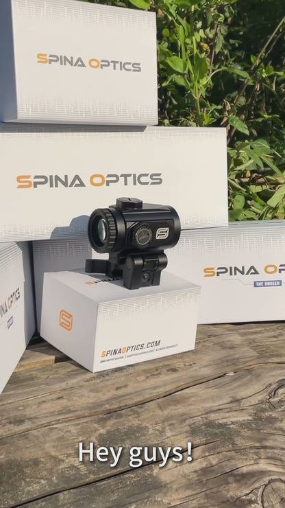 SPINA OPTICS Mira 3x - Compatível com Mira de Ponto Vermelho